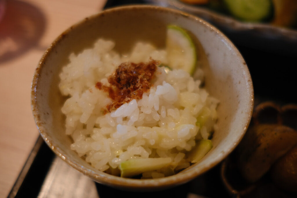 ズッキーニご飯